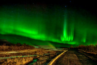 Aurora over Geysir